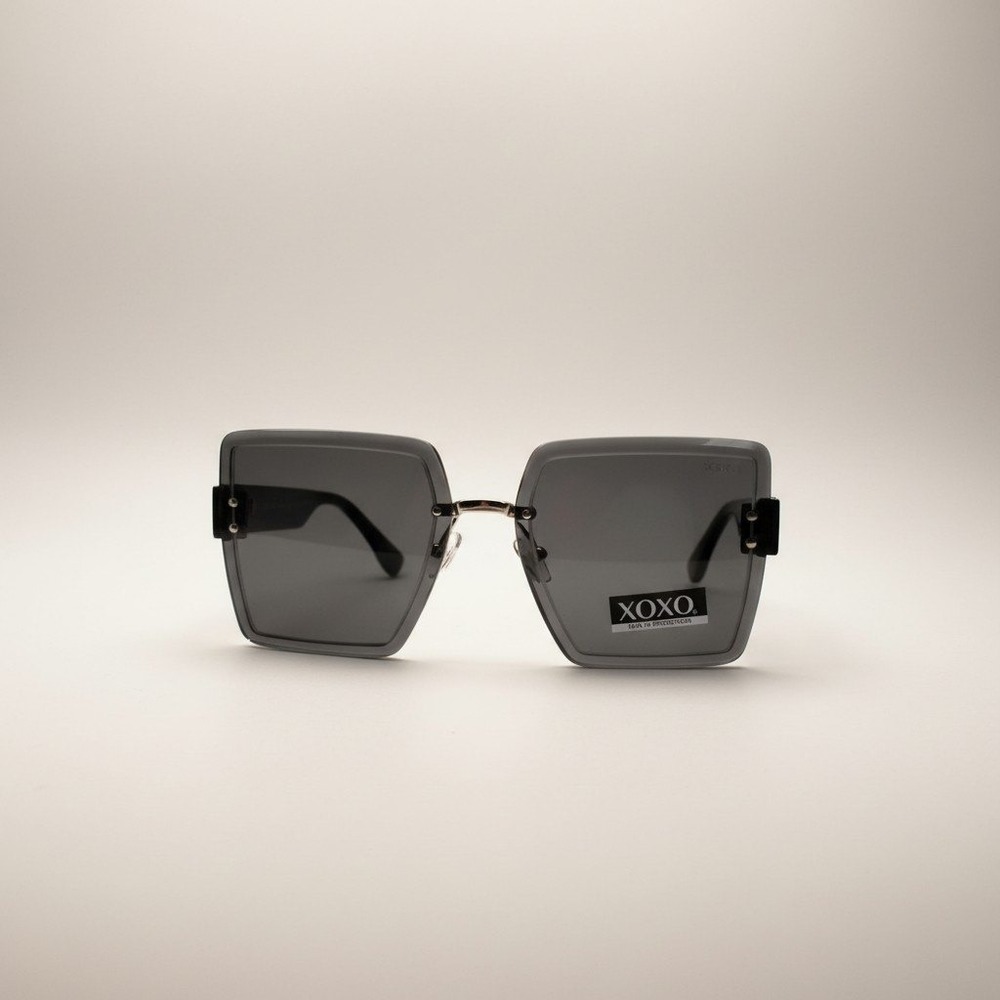 XOXO Square Oversized Black Sunglasses NWT